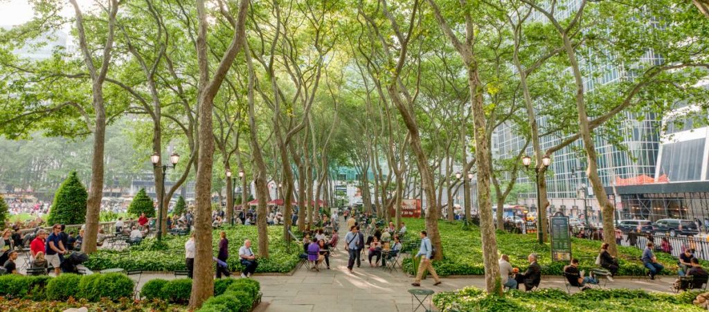 Bryant Park in Spring